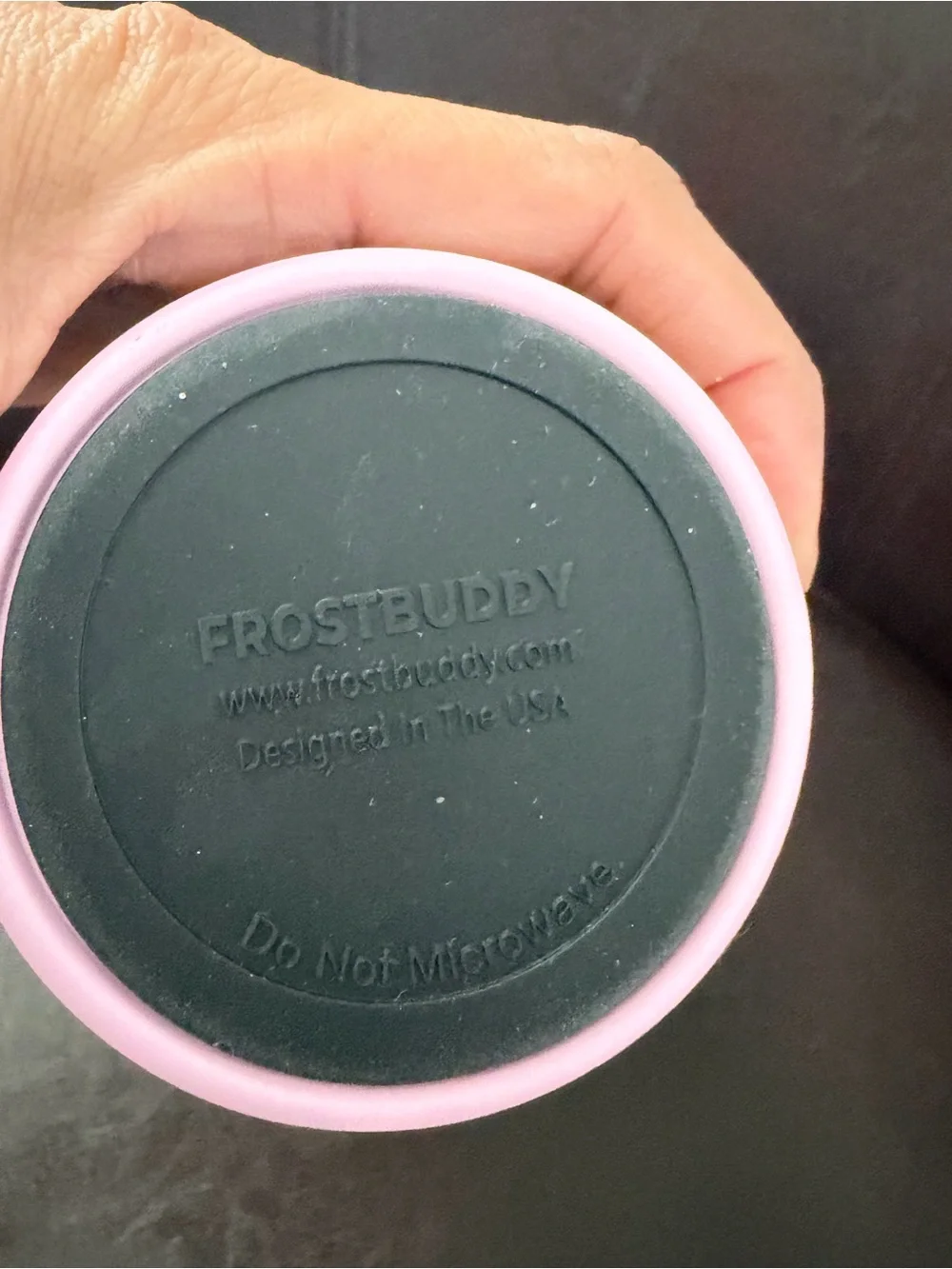 NEW with tags FrostBuddy ice cream Cone Tumbler water bottle 24 oz pink brown